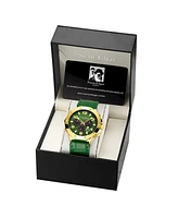 Swan and Edgar SE1492 Swan & Edgar Hand Assembled Defence Timer Automatic Gold Green