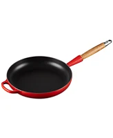 Le Creuset Enameled Cast Iron Alpine Wood Handle 2.25-Qt. Fry Pan - Marseille