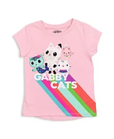 Dreamworks Gabby's Dollhouse Girls 2 Pack T-Shirts to