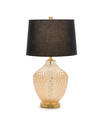 Slickblue Textured Glass Lamp 28.5"h