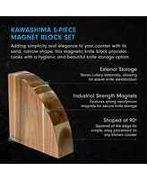 Messermeister Kawashima 5 Piece Set with Magnet Block