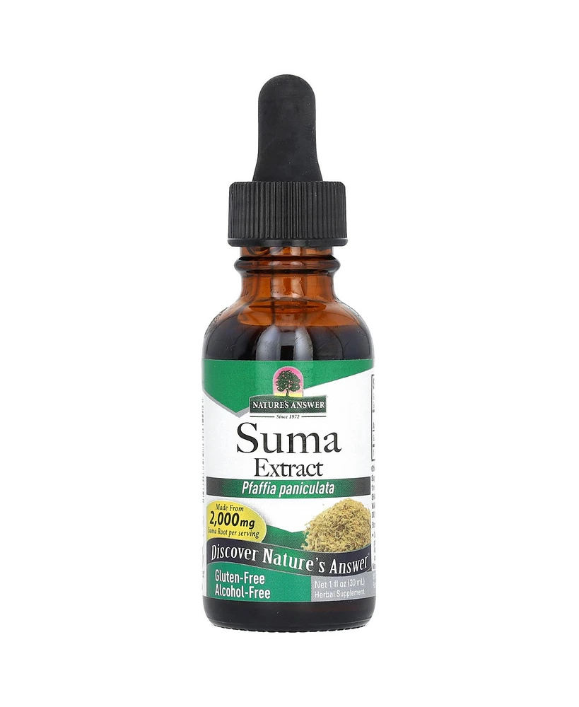 Nature's Answer Suma Extract Alcohol-Free 2 000 mg