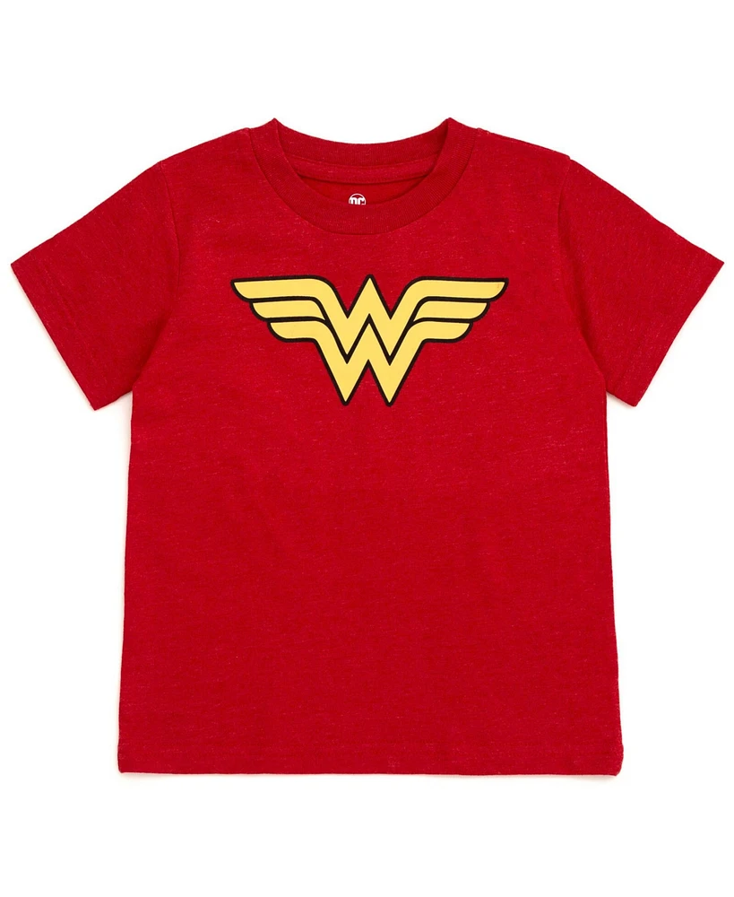 Dc Comics Baby Girls Justice League Batman Superman Wonder Woman Matching Family T-Shirt to Adult