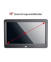 Lcd Day Clock Digital Calendar Alarm Large Dementia Table Home Office 2 Pack