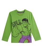 Marvel Toddler Boys Avengers 3 Pack Long Sleeve T-Shirts to