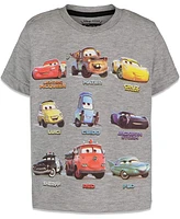 Cars Little Boys Tow Mater Lightning McQueen 3 Pack T-Shirts