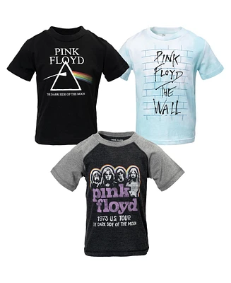 Pink Floyd Toddler Boys [SizeRangeDescription1] 3 Pack Raglan Graphic T-Shirts [SizeDescription1]