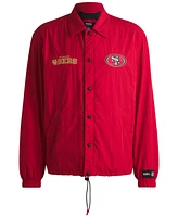 Boss x Nfl Embroidered Branding Water-Repellent Jacket