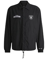 Boss x Nfl Embroidered Branding Water-Repellent Jacket