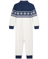 Polo Ralph Lauren Baby Cotton Snowflake-Print Coverall