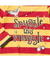 Harry Potter Baby Boys Hedwig Owl Long Sleeve Swaddle Sleeper Gowns Newborn