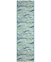 Liora Manne' Marina Wave 1'11"x7'6" Runner Area Rug