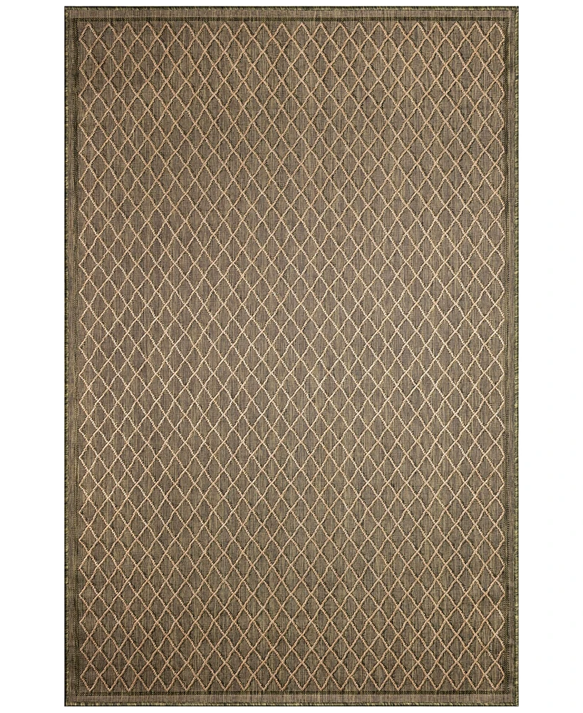 Liora Manne' Carmel Diamonds 7'10"x9'10" Area Rug