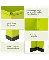 24'' Raised Garden Bed with Legs Metal Elevated Planter Box Drainage Hole Backyard