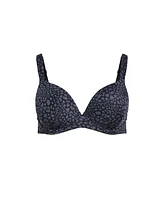 Avenue Women's Fashion Plunge Print Bra