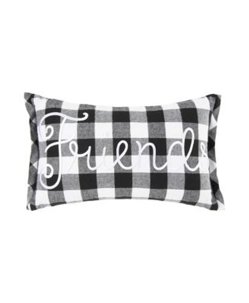 C F Home 12 X 20 Friend Embroidered Throw Pillow