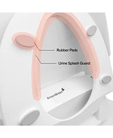 SmartBidet Sb-2000 Electric Bidet Toilet Seat for Elongated or Round Toilets with Attached Control Panel