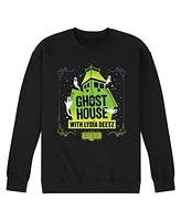 Hybrid Apparel Men's Beetlejuice Ghost House Crew Fleece