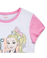 Jojo Siwa Toddler Girls T-Shirt and Bike Shorts Outfit Set