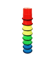 Bintiva Balance Bucket Stilts - 4 Pack Multicolor