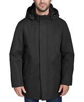 Cole Haan Men's Rain Coat with Removable Hood