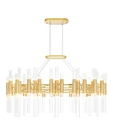 Cwi Lighting 18" Metal Orgue 72 Light Chandelier