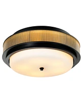 Cwi Lighting 8" Metal Valdivia 4 Light Flush Mount