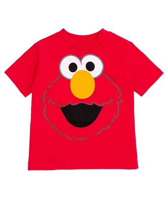 Sesame Street Baby Boys Bert Ernie Elmo Cookie Bird Oscar the Grouch Baby Graphic T-Shirts to