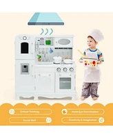 Skonyon Kitchen Pretend Play Cookware Set Toys for Kids with Water Dispenser