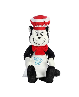 Aurora Large Chef Cat In The Hat Dr. Seuss Whimsical Plush Toy Multicolor 14"