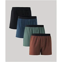 Pact Men's Everyday Knit Boxer 4-Pack