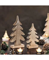 Slickblue Set of 2 Decorative Trees – Elegant Accents for Home and Seasonal Decor