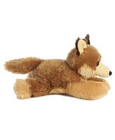 Aurora Small Clever Coyote Mini Flopsie Adorable Plush Toy Brown 8"