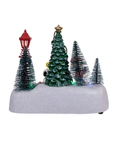 Kurt Adler Peanuts Battery-Operated Lighted Musical Carolers Table Piece, 6 Inches