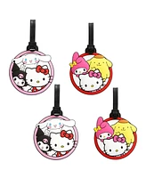 Hello Kitty Sanrio Luggage Tag and Friends Pvc Travel Tags Gifts - Set of 4