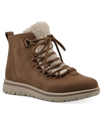 Cliffs by White Mountain Women's Happiest Lace-Up Booties