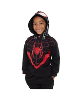 Avengers Little Boys Marvel Spider-Man Fleece Athletic Pullover Hoodie and Pants Outfit Set