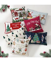 Id Home Fashions Christmas Printed Decorative Pillows