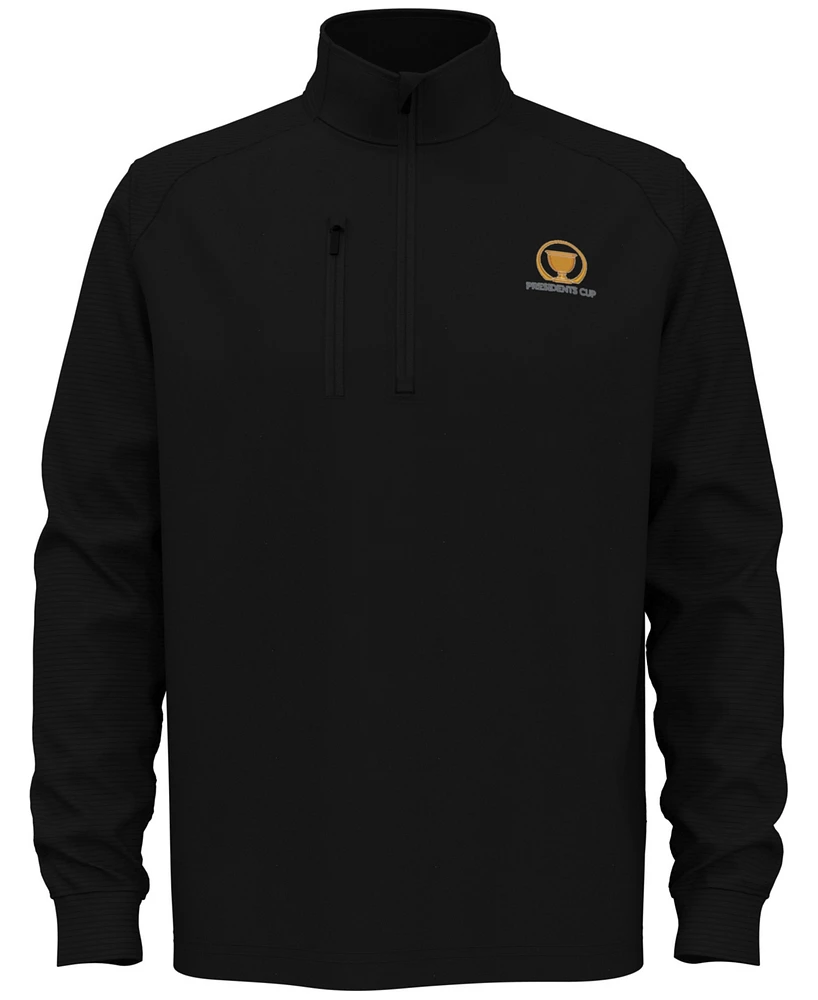 Pga Tour Men's Long-Sleeve Ottoman Quarter-Zip Sweater