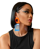 Swanky Designs Set the Bar Drop Earrings