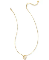 Kendra Scott Gold-Tone Skeleton Short Pendant Necklace, 16" + 3" extender