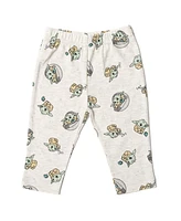 Starwars Baby Boys Star Wars The Mandalorian Bodysuit Pants and Hat 3 Piece Outfit Set Newborn to