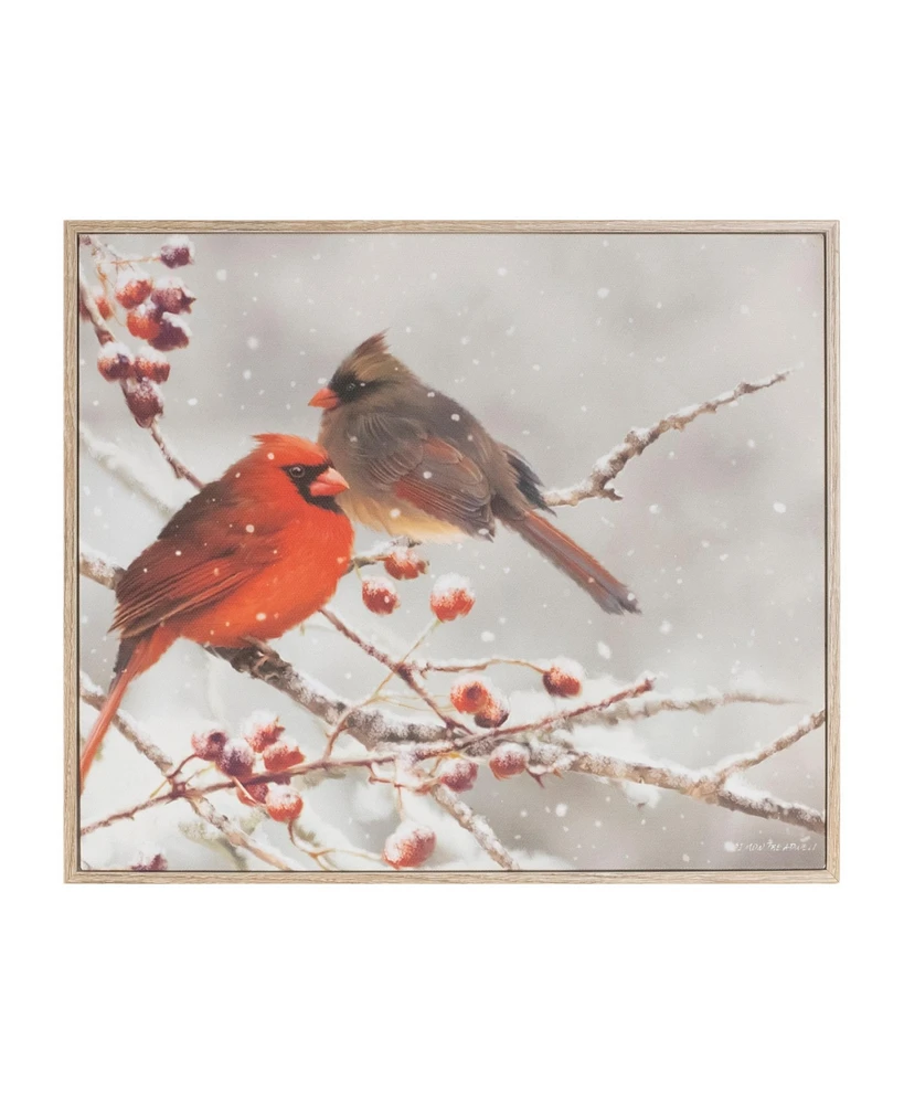 Slickblue Cardinal Print – Festive Artwork for Holiday and Winter Decor