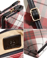 Giani Bernini Small Plaid Saffiano Dasher, Created for Macy's