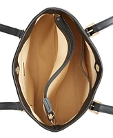 Giani Bernini Plaid Saffiano Large Tote, Created for Macy's