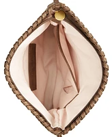 Style & Co Whipstitch East West Flap Crossbody