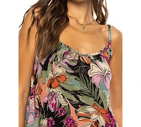 Roxy Juniors' Floral Print Cover-Up Dress