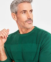 Club Room Men's Textured Cotton Sweater, Created for Macy's