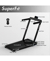 Costway 2.25HP 2 1 Treadmill