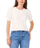 Sam & Jess Women's Short Puff-Sleeve Sweater